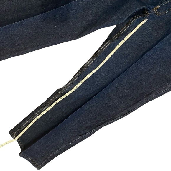 Levi's 501 XX Jeans Blank Red Tag Black Batwing Men Dark Wash 40x30 Actual 38x26 - Picture 14 of 15